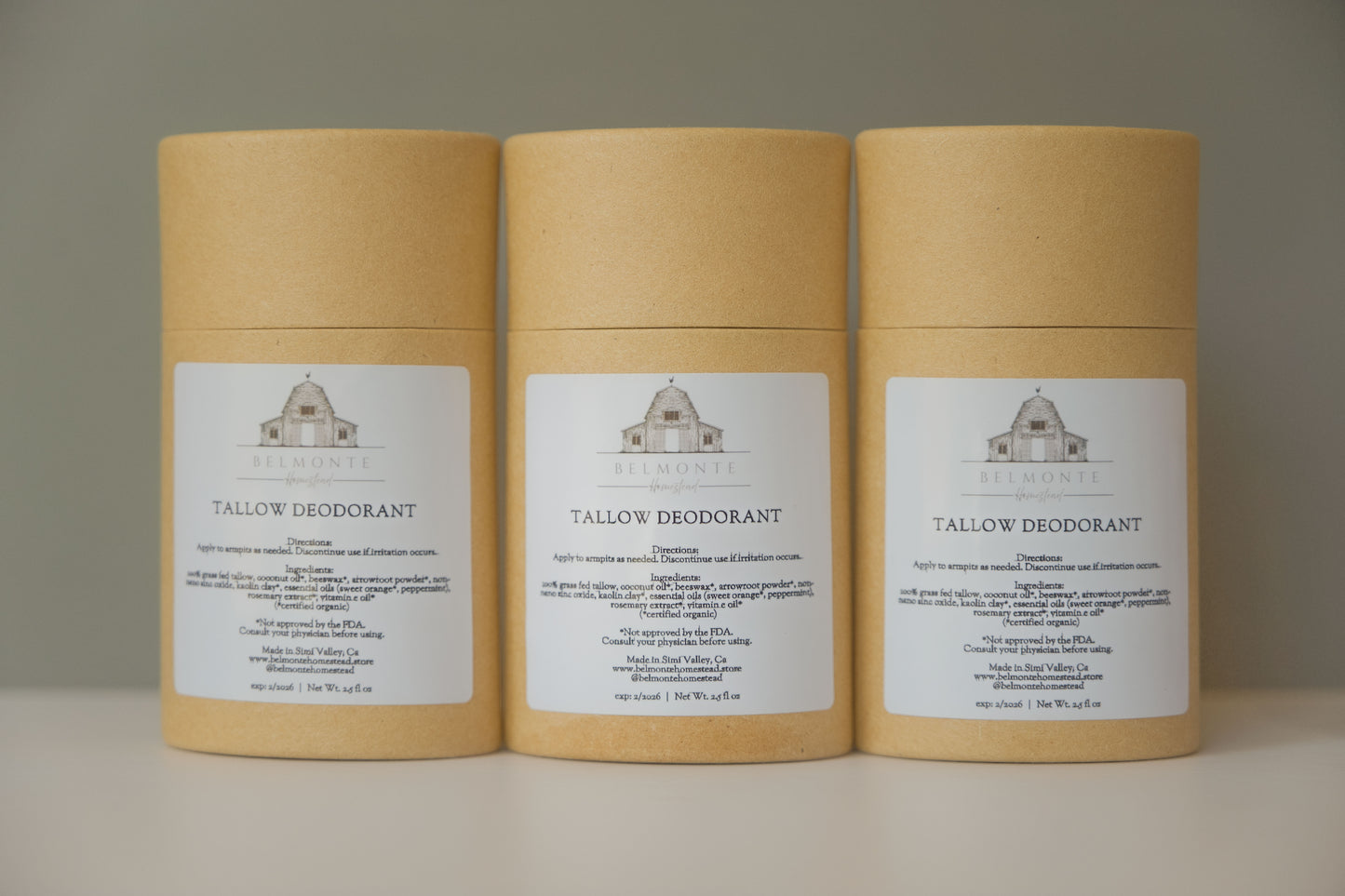 Tallow Deodorant